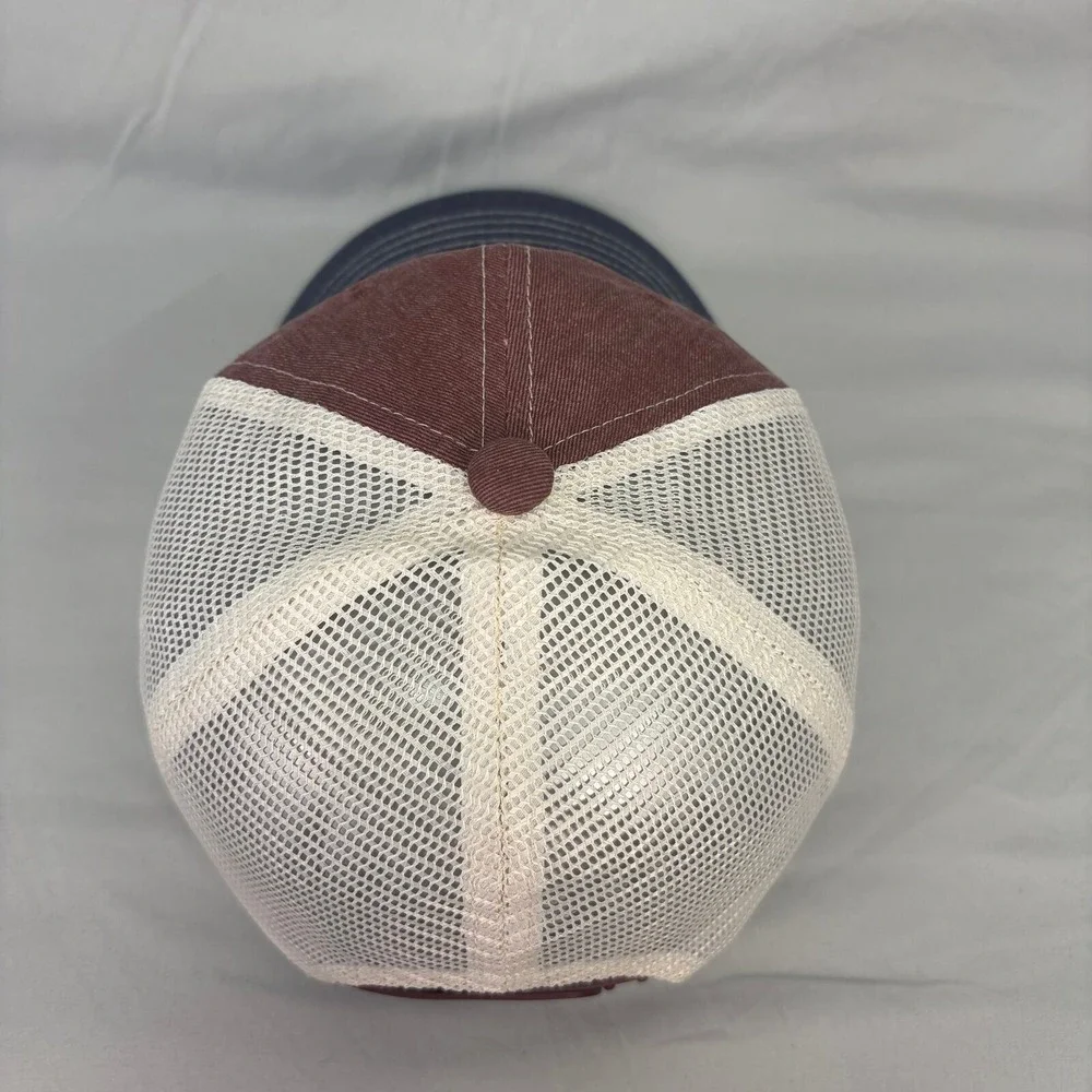 Top of the World Mississippi State Hat Trucker Men OSFA Maroon Mesh Snapback